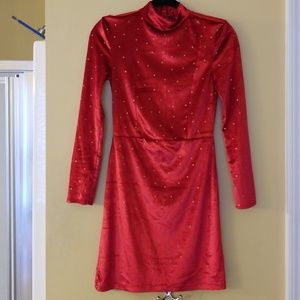 FP velvet mini dress worn 1x